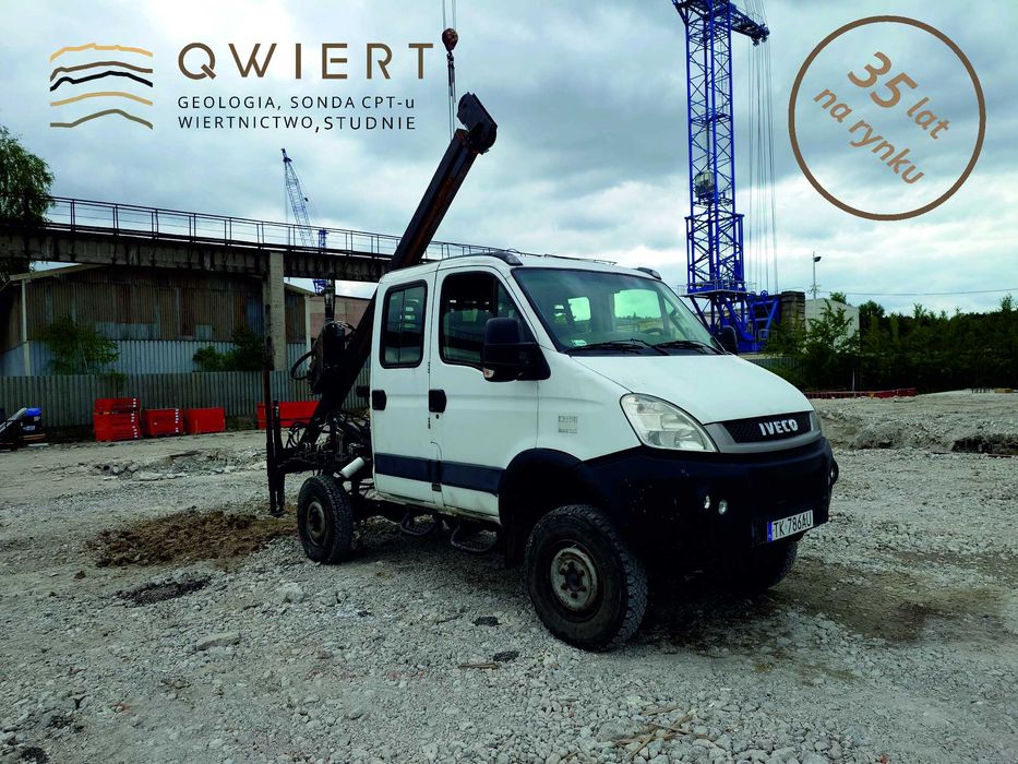 Geolog, badanie gruntu, studnie głębinowe - Dominik Kuc.