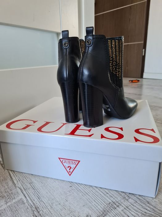 Guess 37 botki skóra naturalna