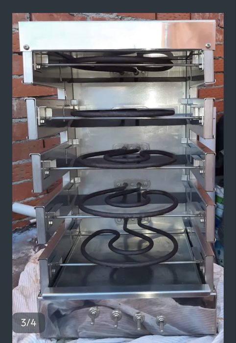 Forno Pizza de 4 Divisoes