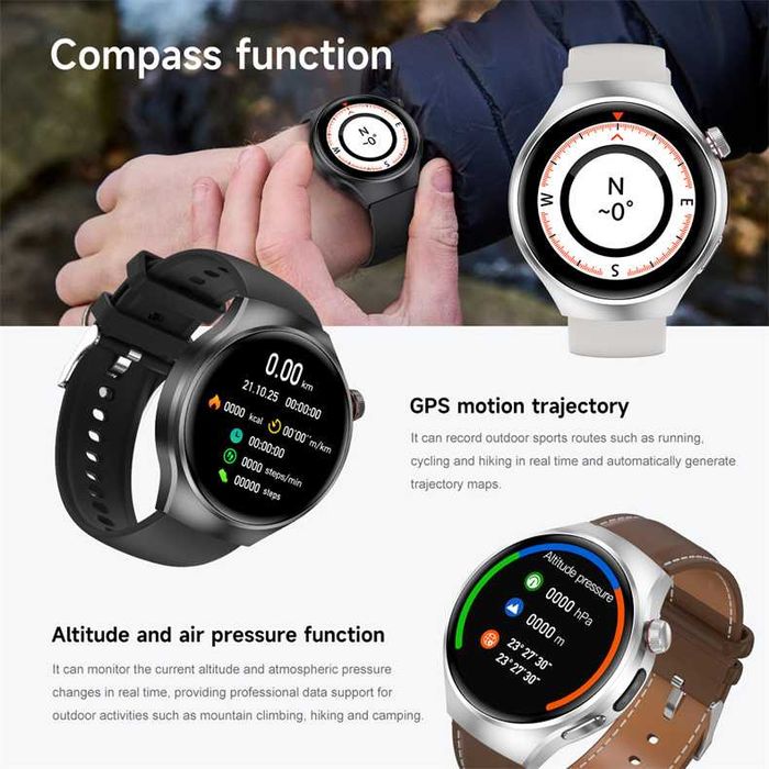 Смарт часы: DT WATCH5 PRO. NFC.GPS.Compass.1000mAh.Barometr