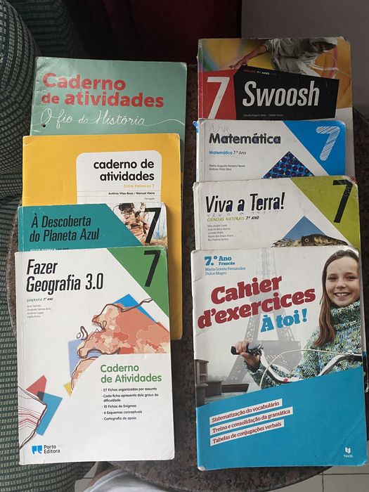 Cadernos de atividades 7.ano