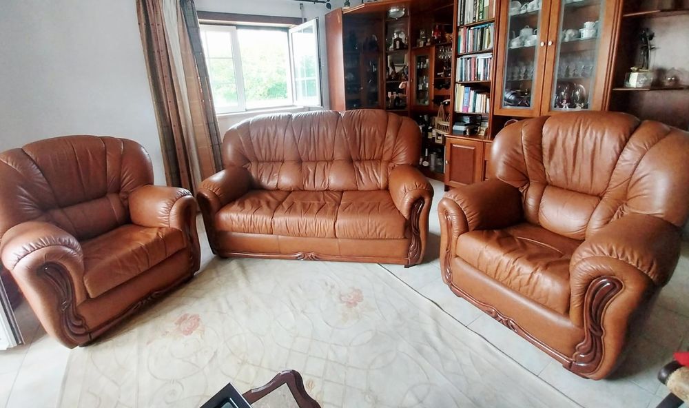 Vendo conjunto de sofás em óptimo estado