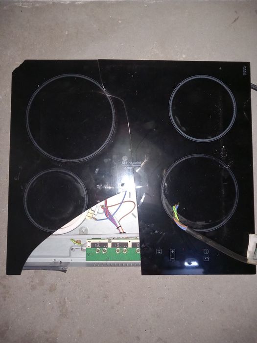 Placa vitroceramica para peças