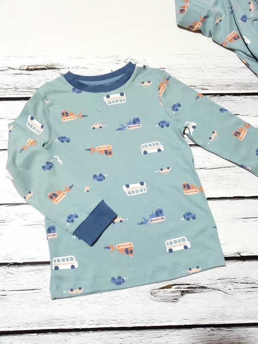 Піжама дитяча штанами з машинками на хлопчика