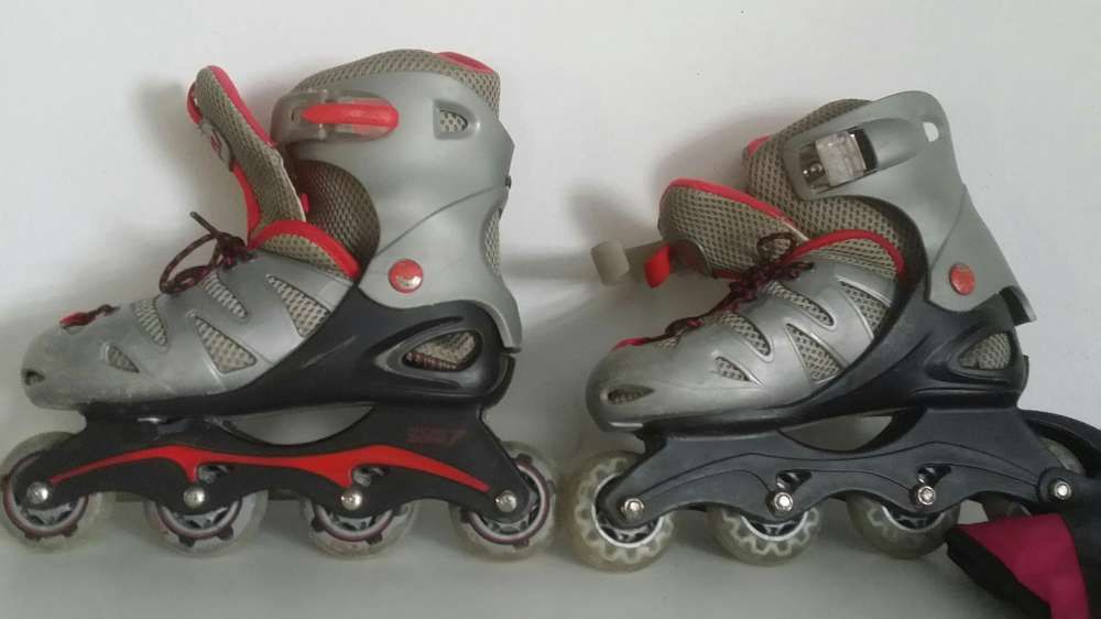 Patins em linha usados