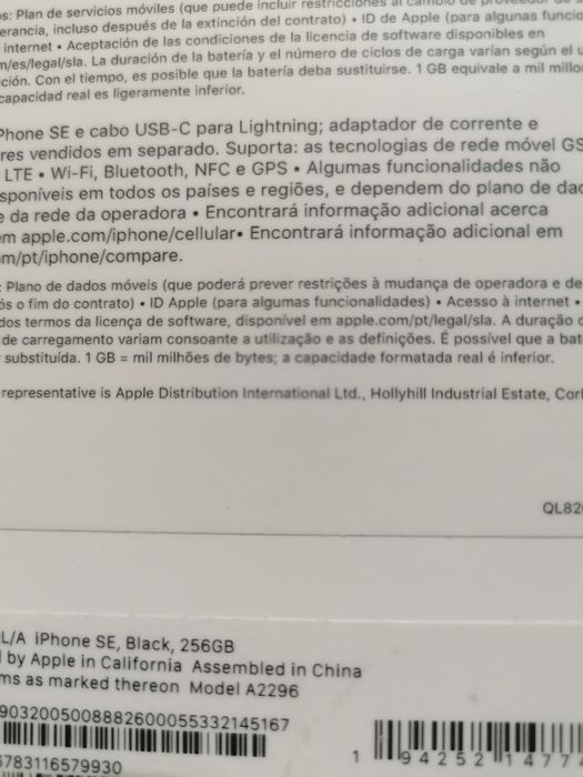 iPhone SE 256 GB, Lightly Used64739777956994124