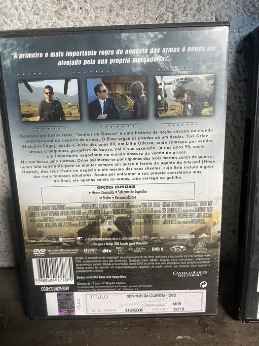 DVD O Senhor Da Guerra - Ação e Suspense