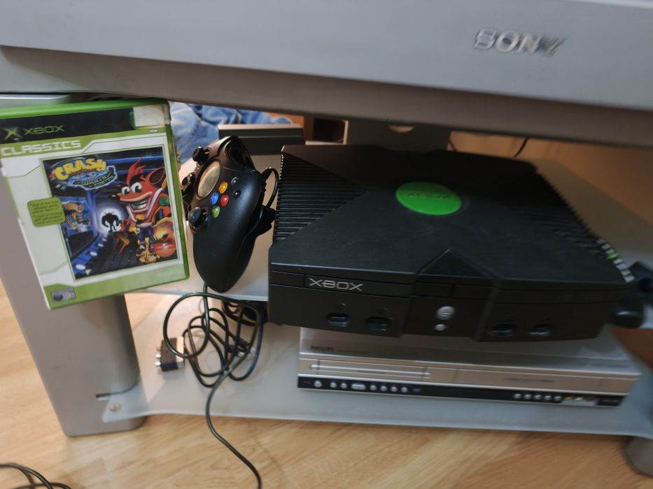 Xbox original + comando + Jogo