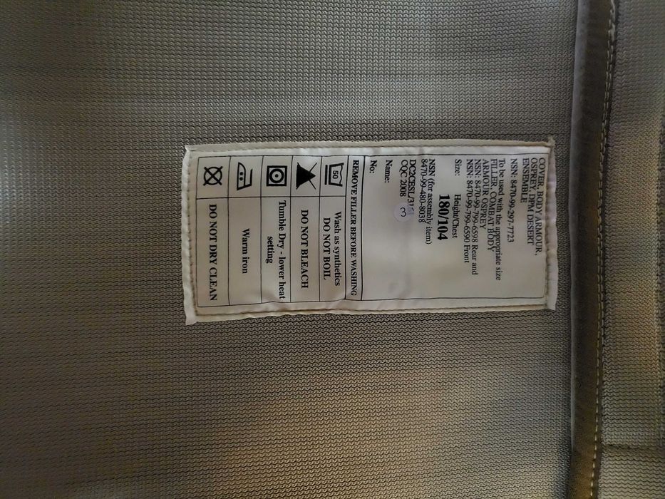 Новий Бронежилет НАТО Osprey MK2