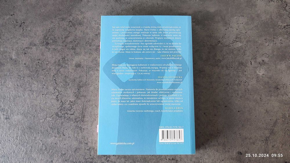 Wszystko da się ogarnąć - Marie Forleo, książka, samorozwój, coach