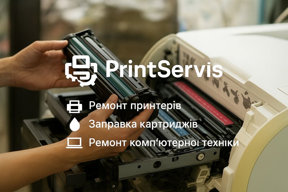 Ремонт принтерів, заправка картриджів