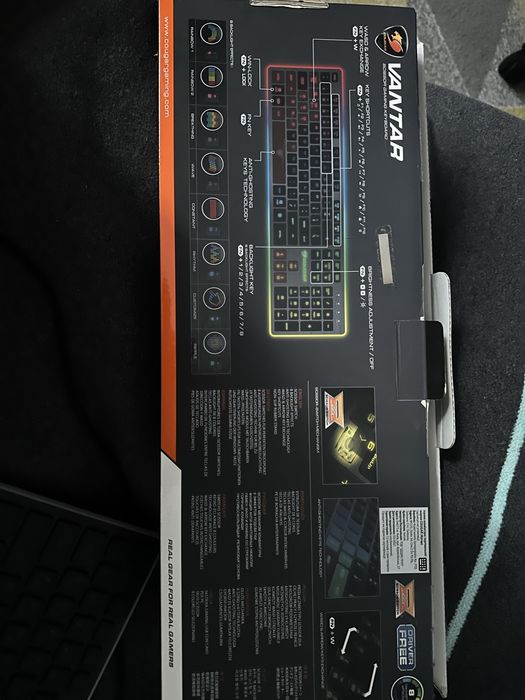 Клавіатура Cougar VANTAR Membrane (CGR-WXNMB-VAN) Black