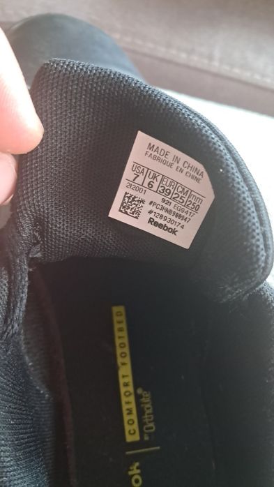 Buty Reebok  czarne r39