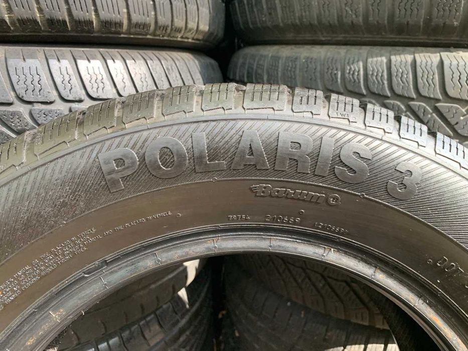 Резина 2 шт.б/у Barum Polaris 3 195 65 r15 91T 5.7 mm колеса шини зимові вживане