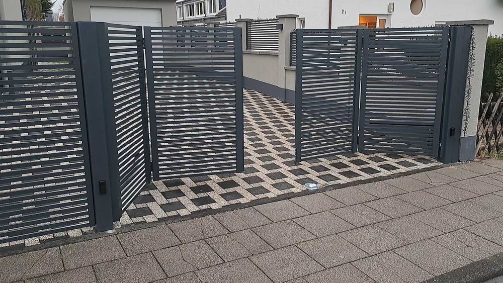 brama harmonijkowa brama składana