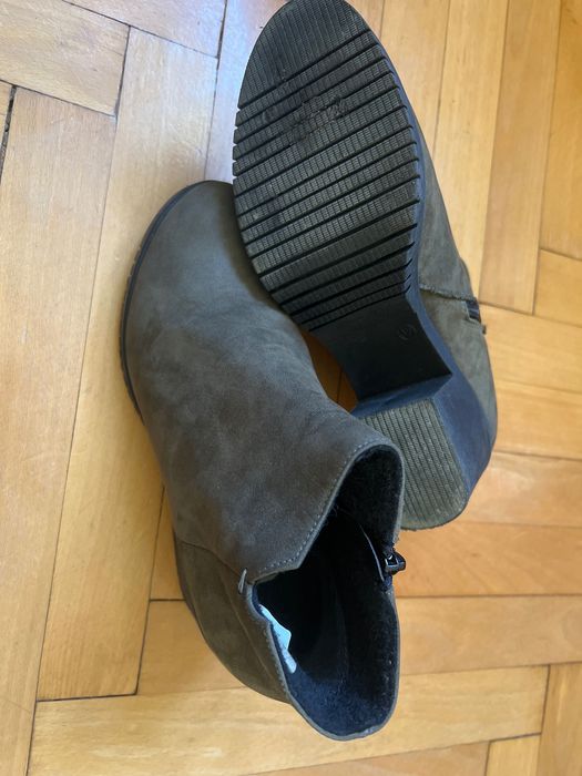 Buty damskie, nubuk