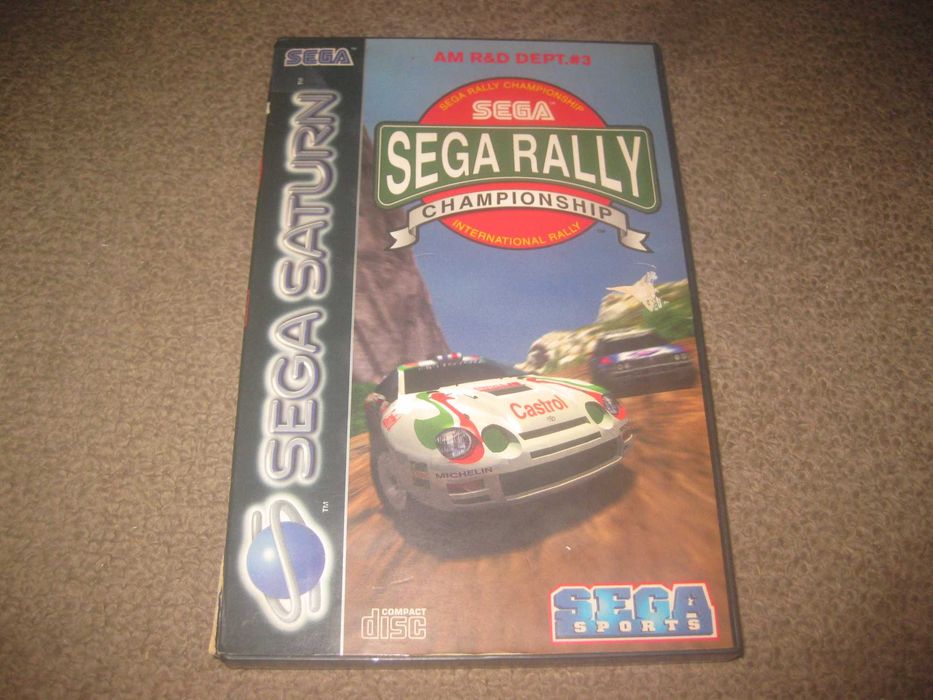 Jogo "Sega Rally Championship" para Sega Saturn!