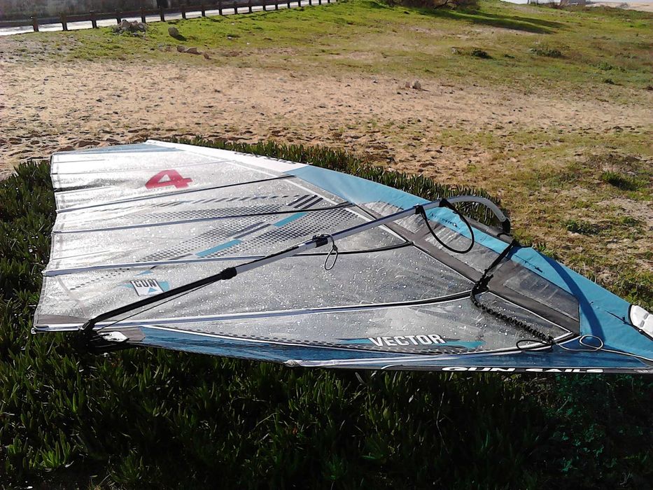 Windsurf Freerace/Slalom kit completo , vela GunSails 8.0