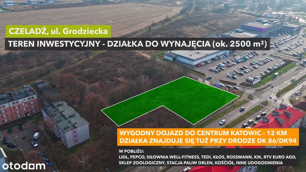 Teren Działka Plac Usługi Handel Punkt Sprzedaży Sklep Sieć Handlowa