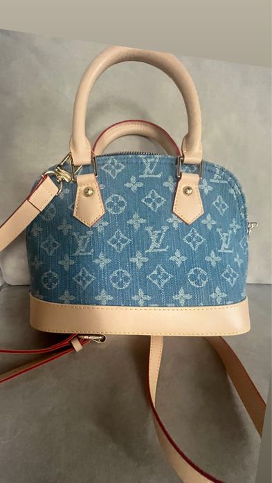 Torebka Louis Vuitton  LV kuferek jeansowa
