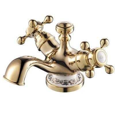 Смеситель для умывальника Yatin Saine 8053003VF золото