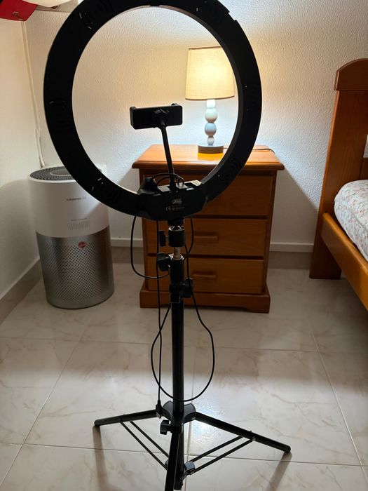 Ring light com 3 modos de luz