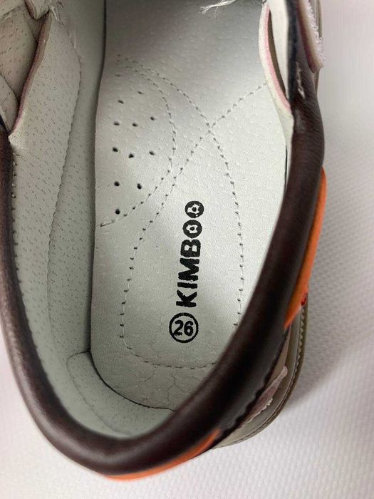 Мокасини туфлі дитячі на липучці на хлопчиків Kimboo синього Мокасины