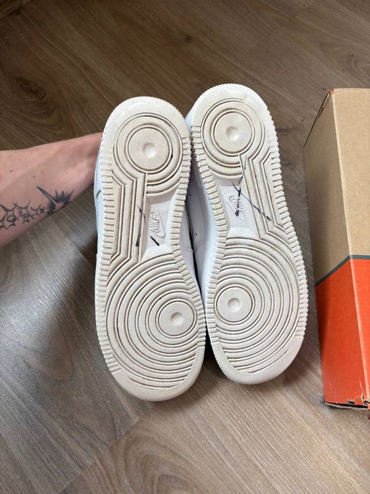 Чоловічі Кросівки Оригінал Nike air force 1 low white jordan sb dunk max
