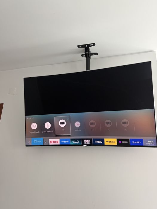 Samsung 65” KS9000 Curva Smart TV 4K Premium UHD – Excelente estado