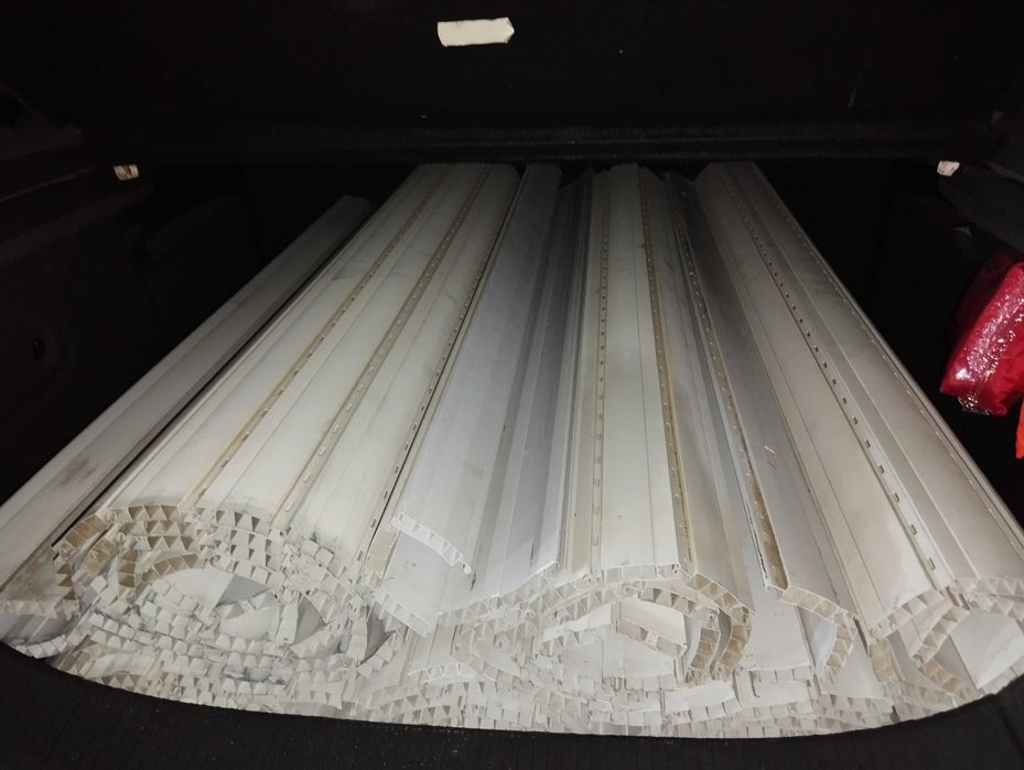 Réguas de estores PVC