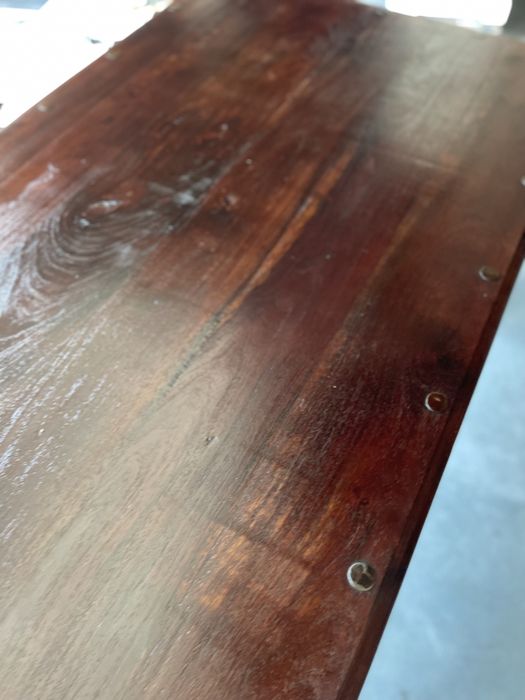 Stół kolonialny palisander drewniany indyjski stary vintage retro