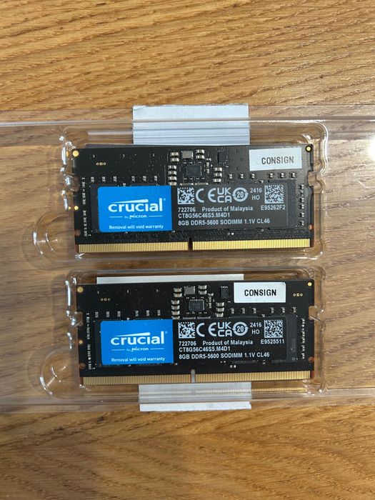 Pamięć Kości RAM DDR5 16GB 4800 MHz