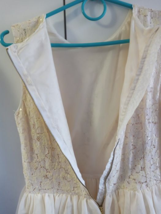 Śliczna sukienka na przebranie po komunii  H&M tiul cekiny