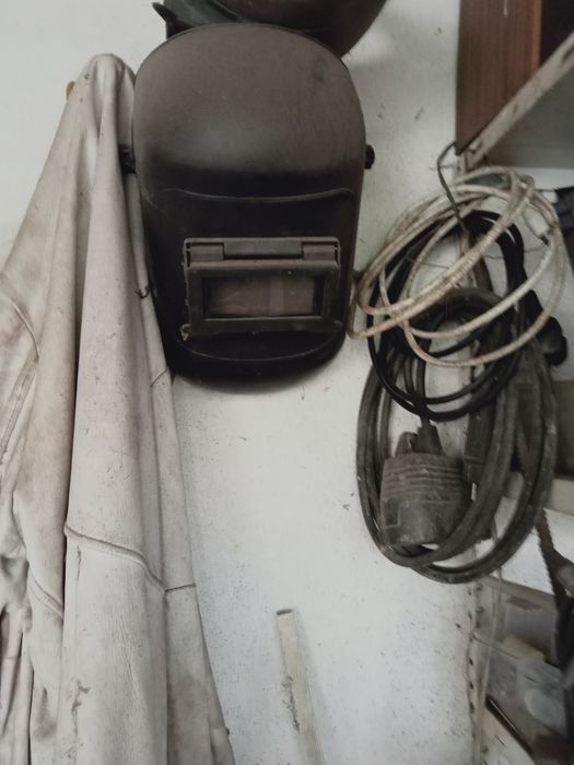 Casaco de cabedal para soldar