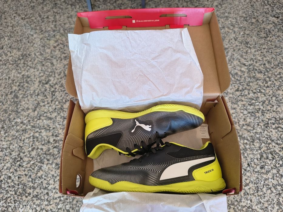 Chuteiras Futsal Puma Truco III (Tam. 40) – Como Novas na caixa original