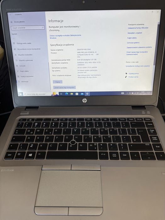 Laptop HP M2J706G