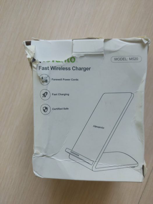 Бездротовий зарядний пристрій 15 Вт, Hevanto