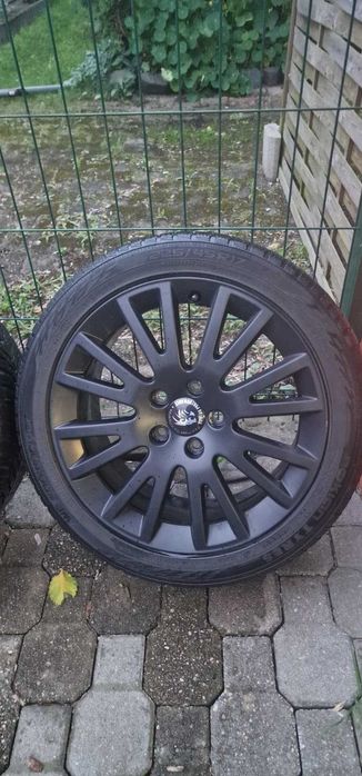 Felgi 17" 5x112 ET56 Ronal 8P0601025T Komplet z oponami