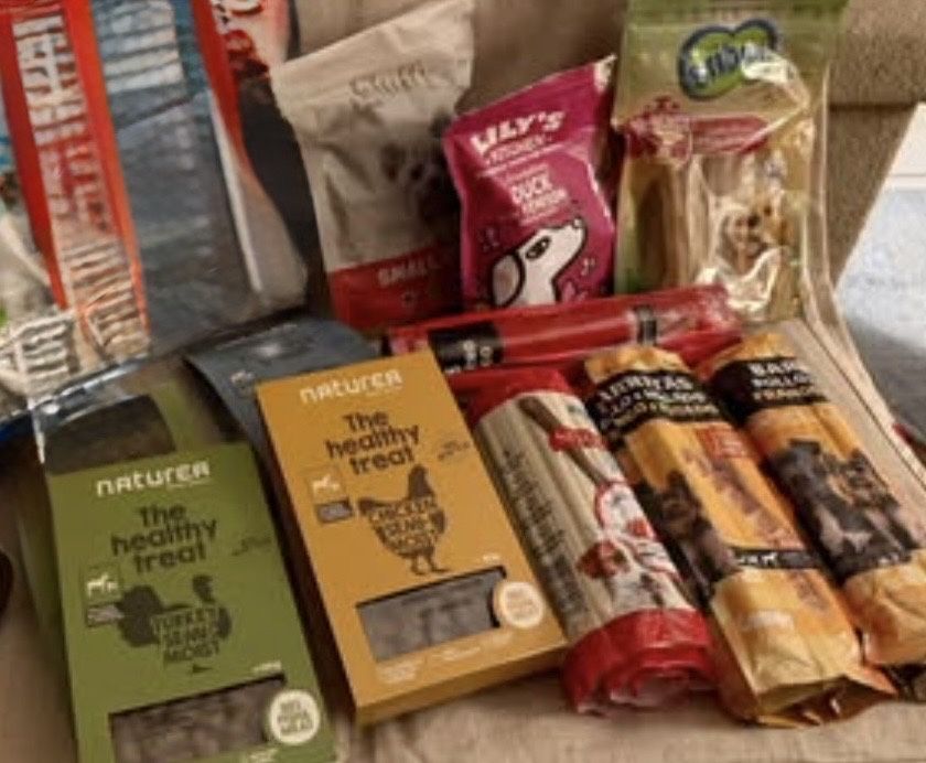 Snacks e biscoitos cão