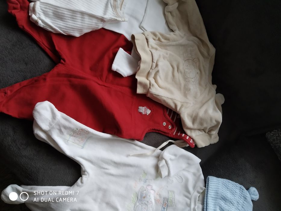 Ubranka niemowlęce 56 62 h&M