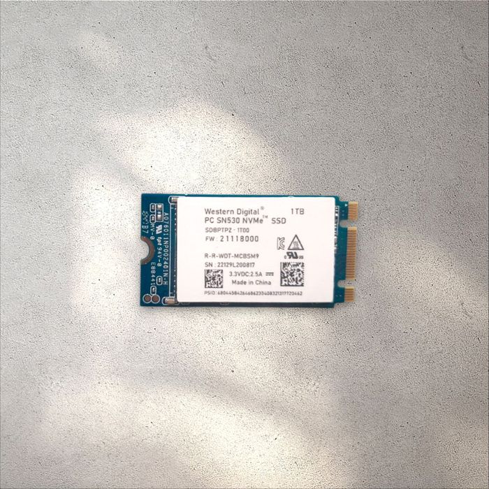 Ssd m2 1tb western digital sn530