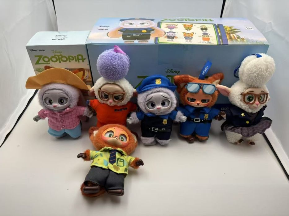 Зоотрополіс Zootopia в коробці, м'яка іграшка-брелок