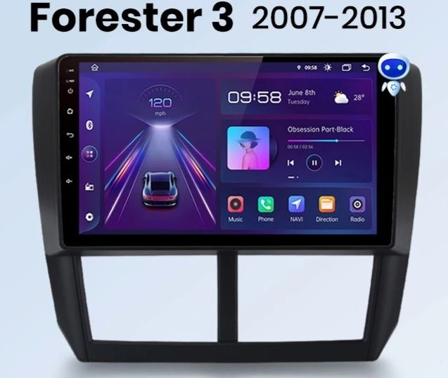 Radio nawigacja SUBARU FORESTER IMPREZA  Android GPS STACJA Multimedia