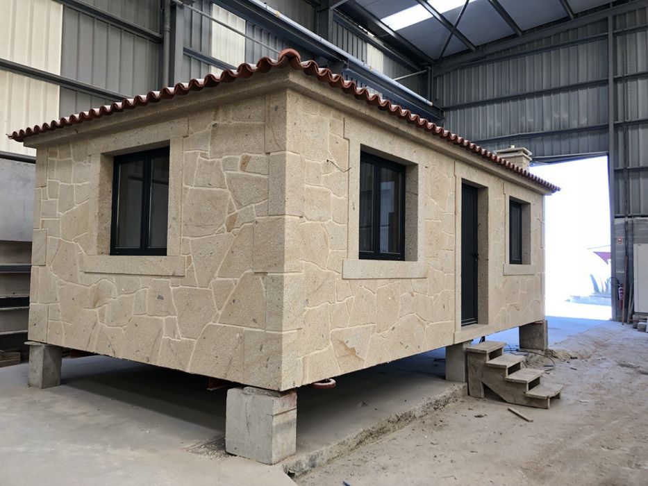 casa de pedra portátil