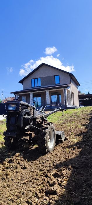 Фрезеровка, вспашка, культивация земли мотоблоком