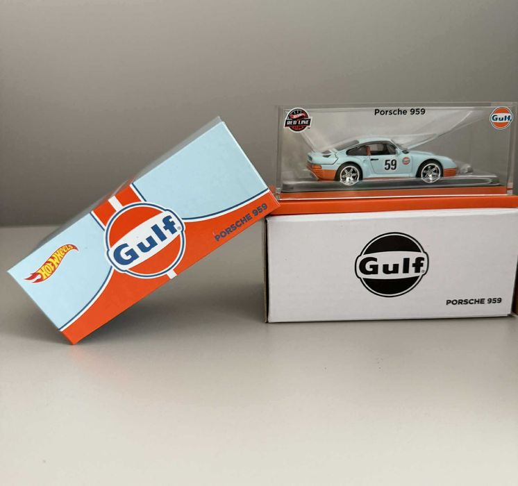 ミニカー HOT WHEELS PORSCHE 959 GULF HOT WHEELS 2025 1986 PORSCHE 959 GULF EDITION RED LINE CLUB