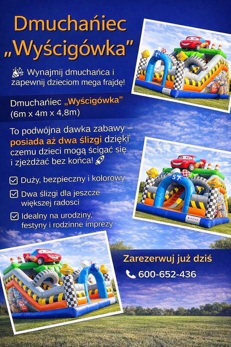 Dmuchaniec na wynajem
