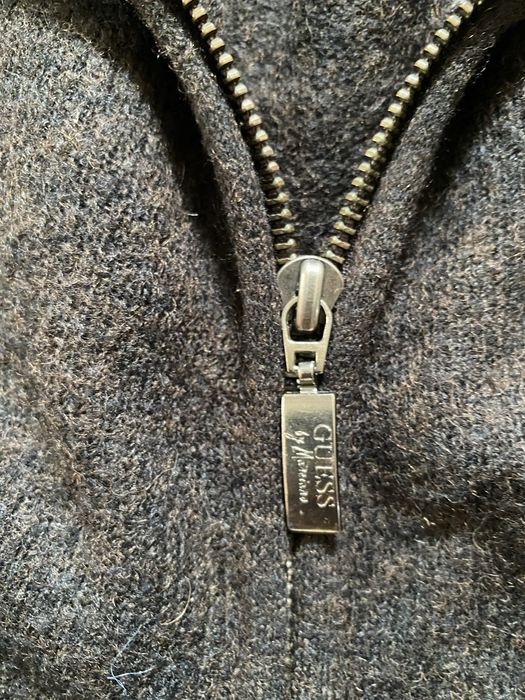 Casaco de malha castanho Guess tamanho XS homem