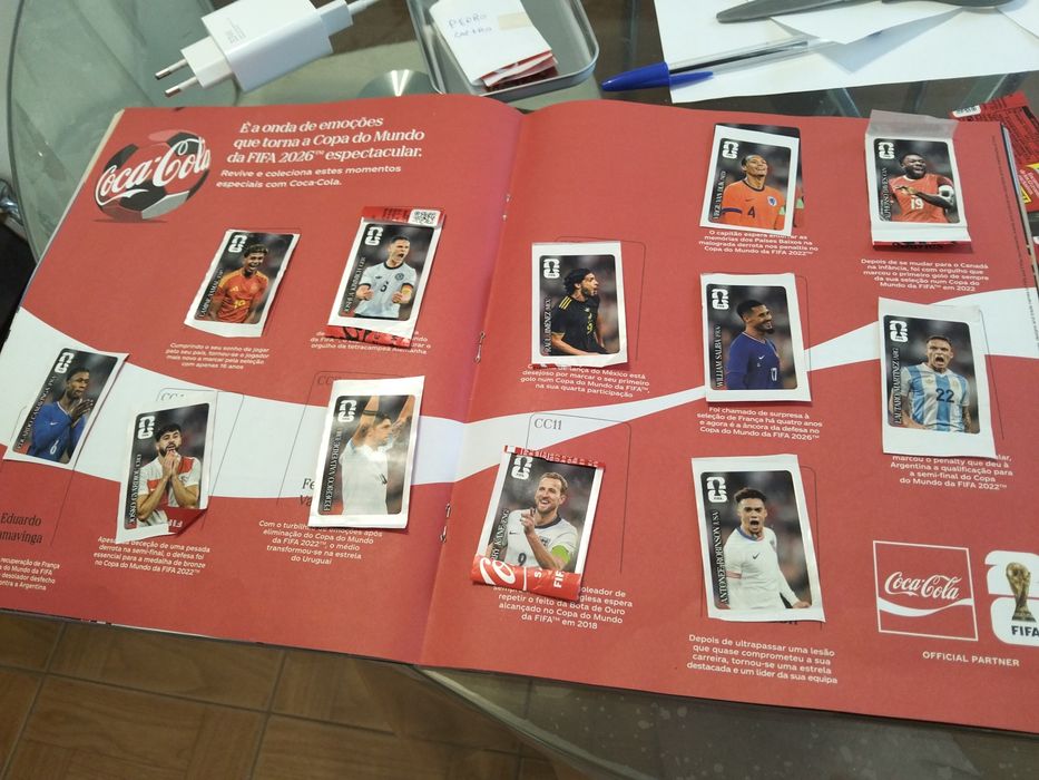 Vendo cromos coca cola edição espanhola