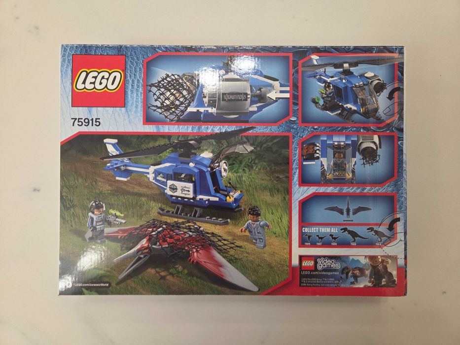 LEGO 75915 Jurassic World Pojmanie pteranodona